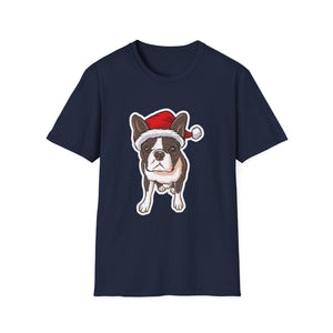 Christmas French Bulldog Outfit Santa Christmas Unisex T-Shirt