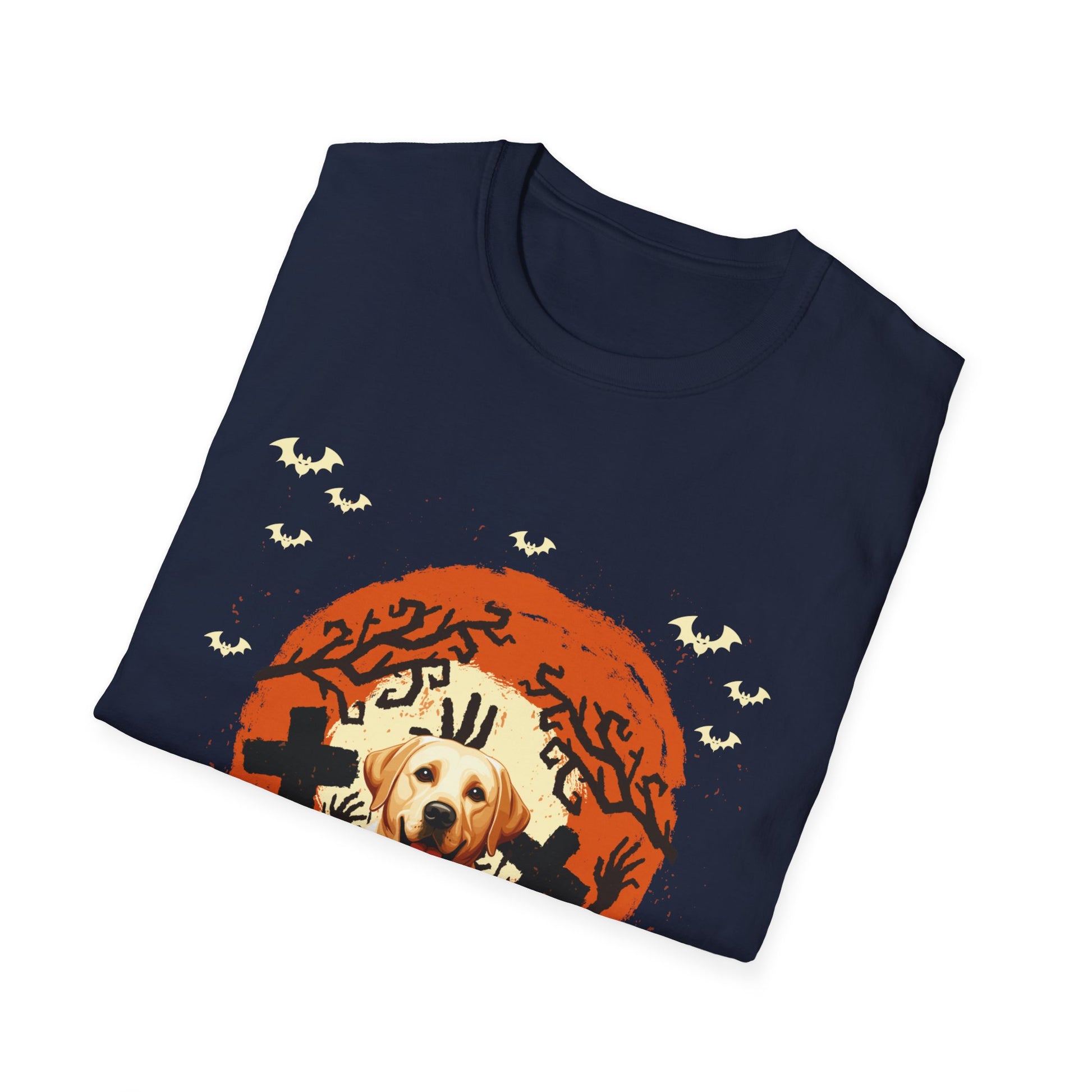 Funny Halloween Dog tee Golden Retrievers Halloween Tee