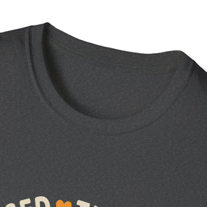 Family Blessed Thankful Grateful Pumpkin T-Shirt — Fall Thanksgiving Tee