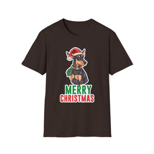Blue Heeler With Christmas Sweater  Merry Christmas Unisex T-Shirt