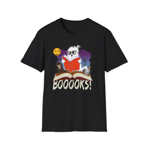 Booooks! Halloween Ghost Reading T-Shirt