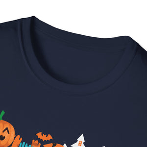 Nurse Halloween T-Shirt – Spooky Candy, Pumpkins & Ghosts Design