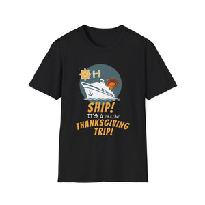 Thanksgiving Cruise T-Shirt - Unisex Softstyle Tee for Holiday Adventures  Unisex T-Shirt