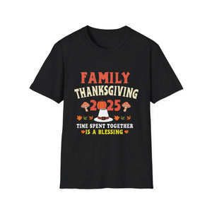 Family Thanksgiving 2025 Thanksgiving Crew Matching holiday  Unisex T-Shirt