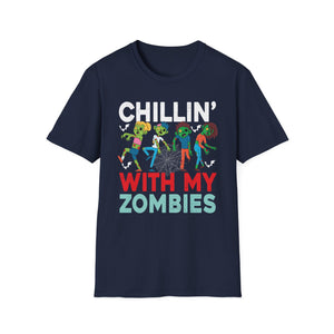 zombies Halloween Tee Unisex Softstyle T-Shirt