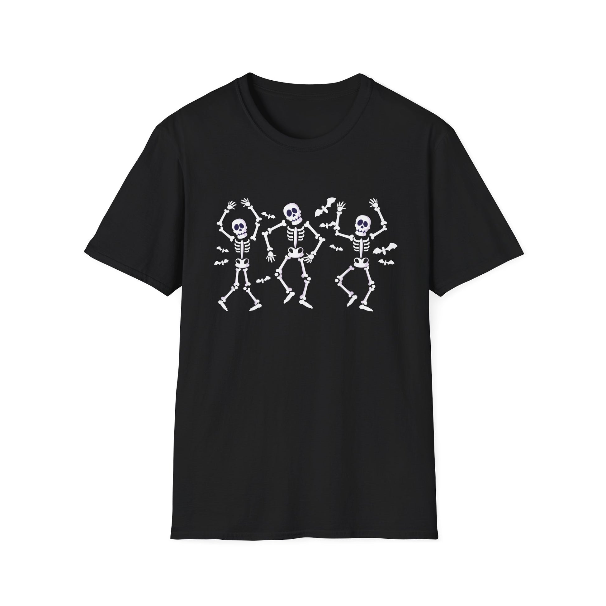 Dancing Skeletons T-Shirt — Cute Halloween Skeleton Dance Tee