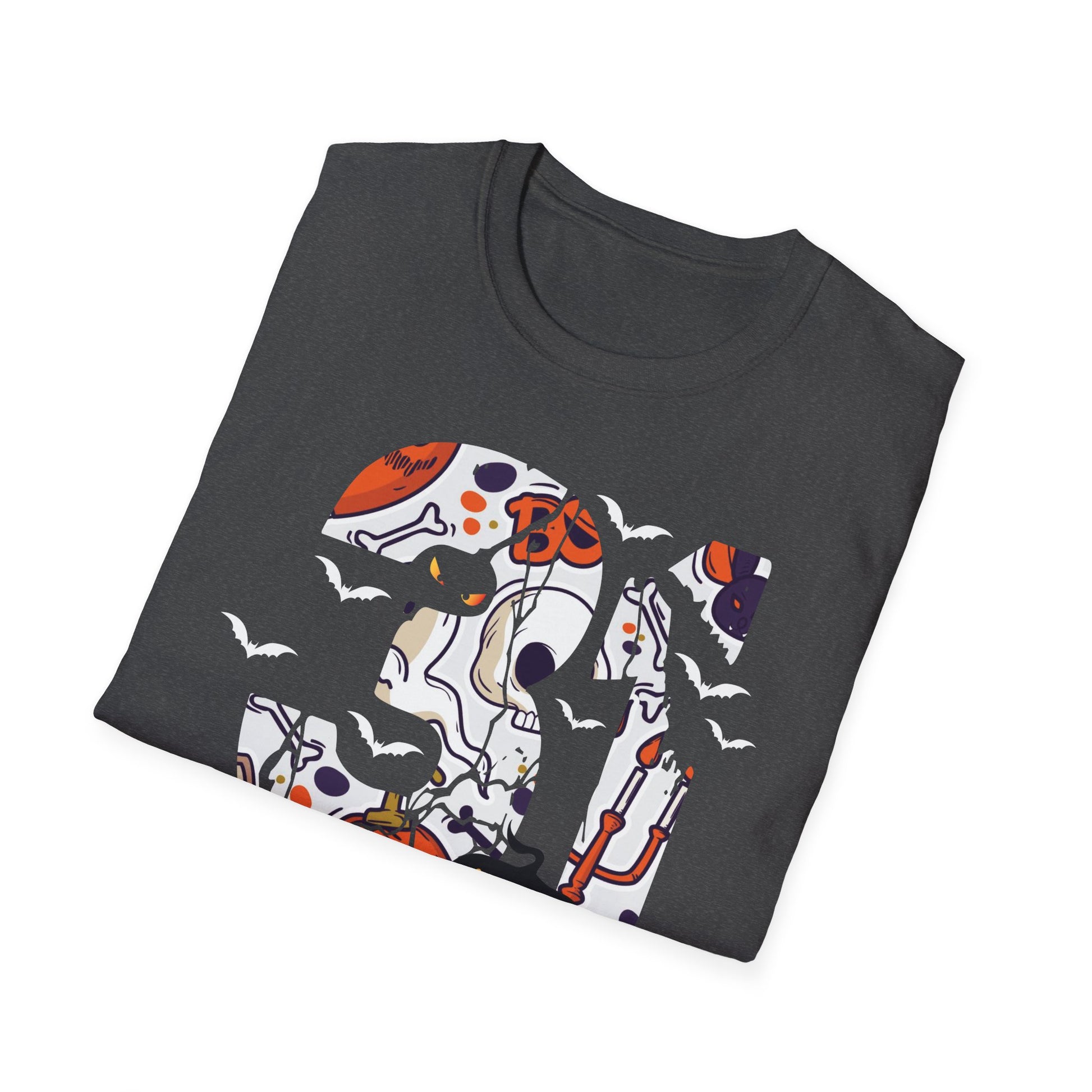 October Skull T-Shirt — Halloween October Graphic Tee