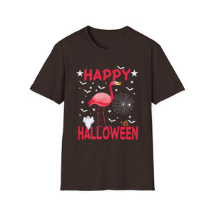 Happy Halloween Flamingo T-Shirt — Cute Pink Flamingo Halloween Tee