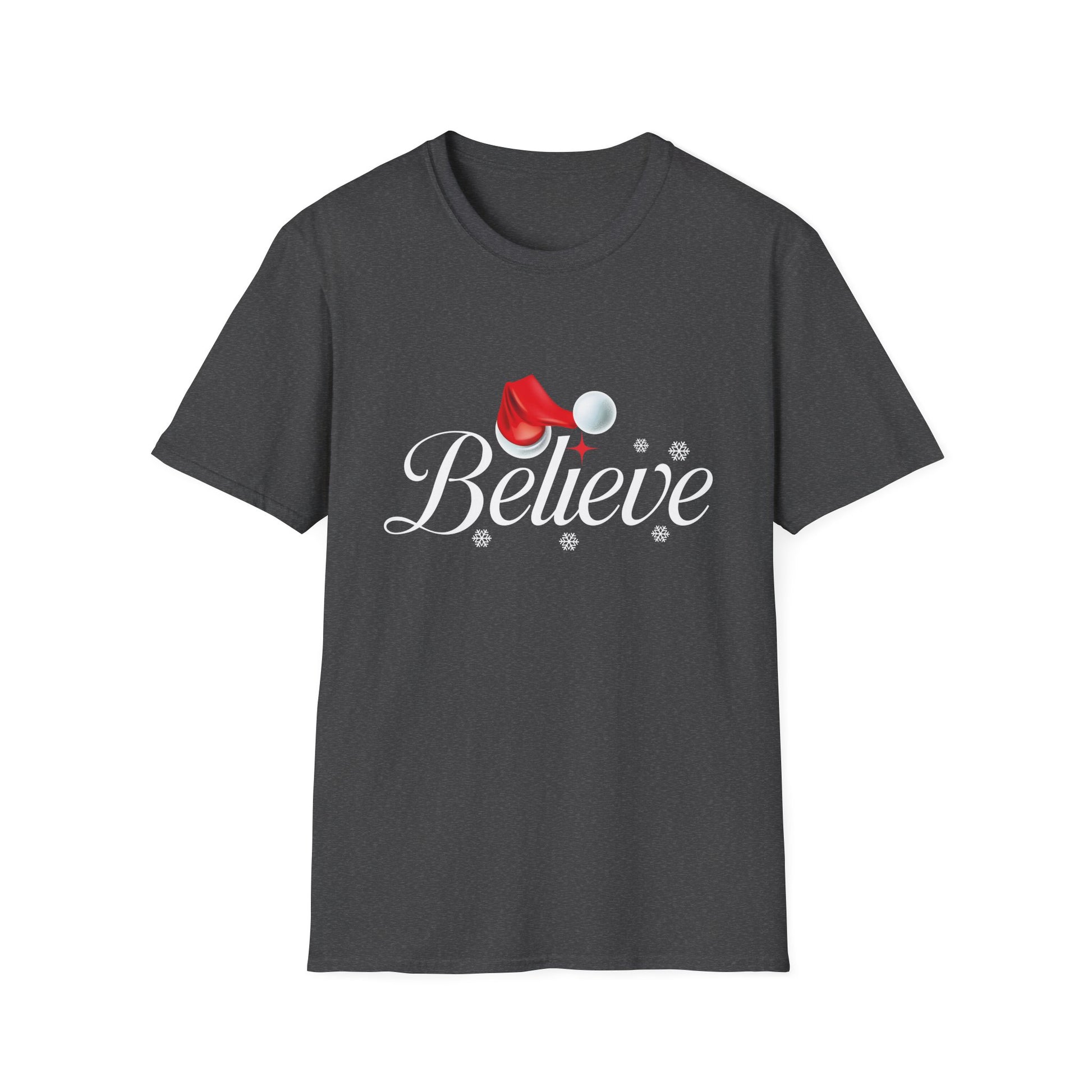 Believe Christmas Shirt Xmas Graphic  Christmas Vacation Unisex T-Shirt