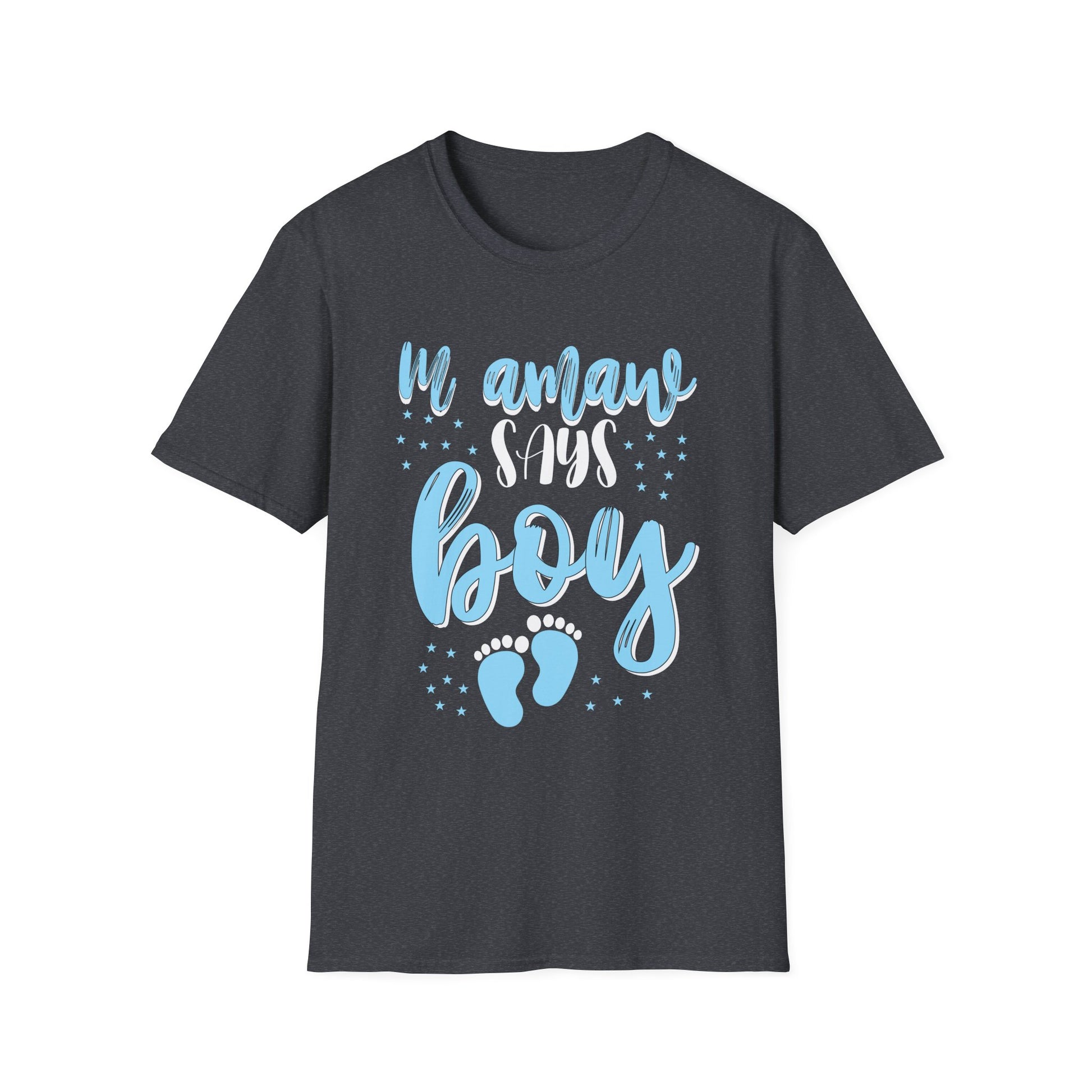 Gender Reveal Mamaw Says Boy Baby Shower Matching Family Unisex T-Shirt