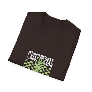 Creep Real T-Shirt — Glow Green Haunted Hand Halloween Tee