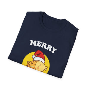 Fishmas T-Shirt — Merry Fishmas Cute Fish Santa Holiday Tee