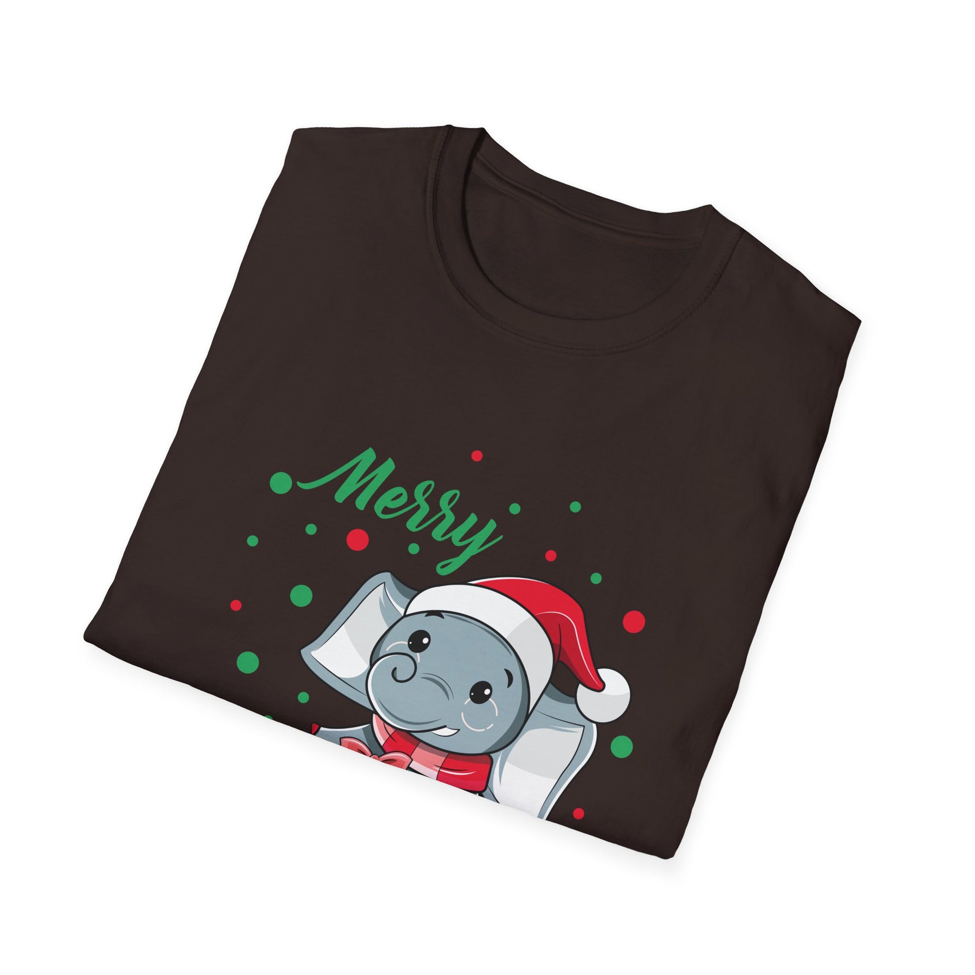 Christmas Elephant - Sweet Christmas Animals Unisex T-Shirt
