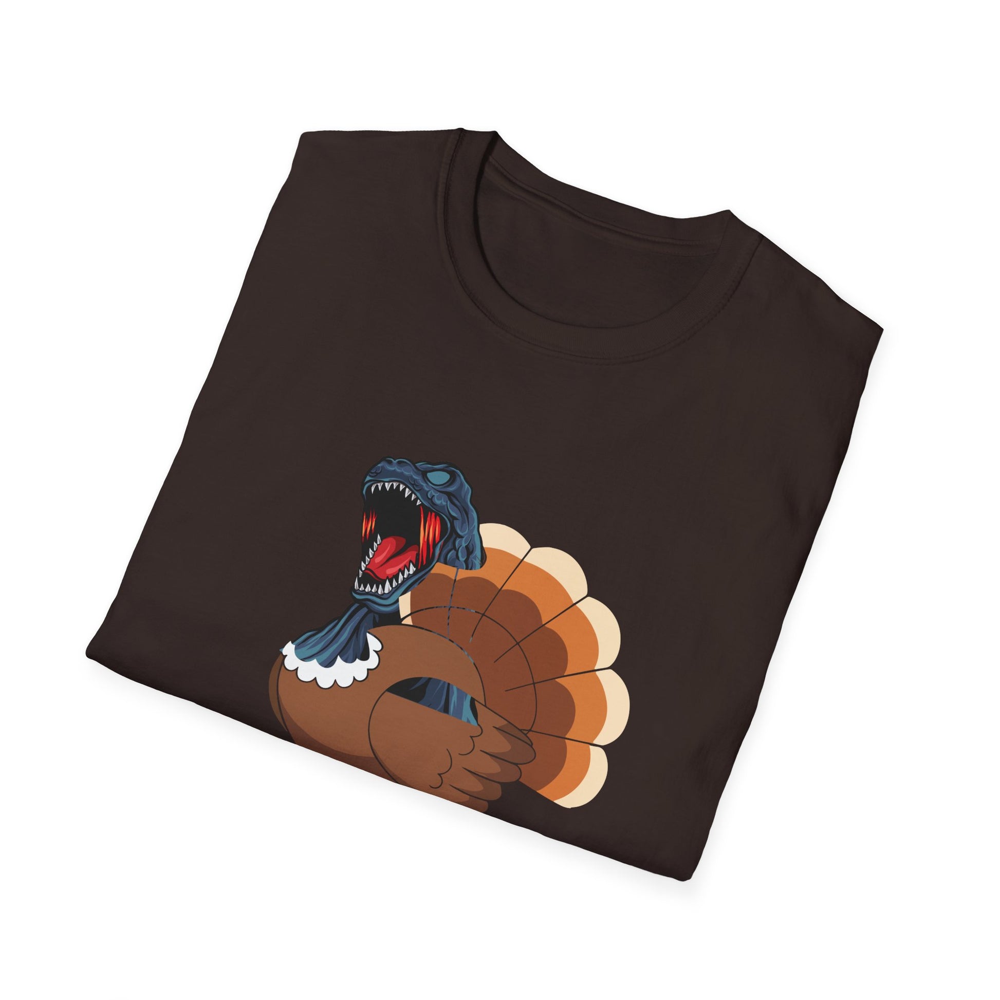 Gobblezilla Unisex Softstyle T-Shirt - Fun Thanksgiving Tee