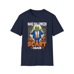 Funny Trump Halloween MAKE HALLOWEEN SCARY AGAIN Unisex Softstyle T-Shirt
