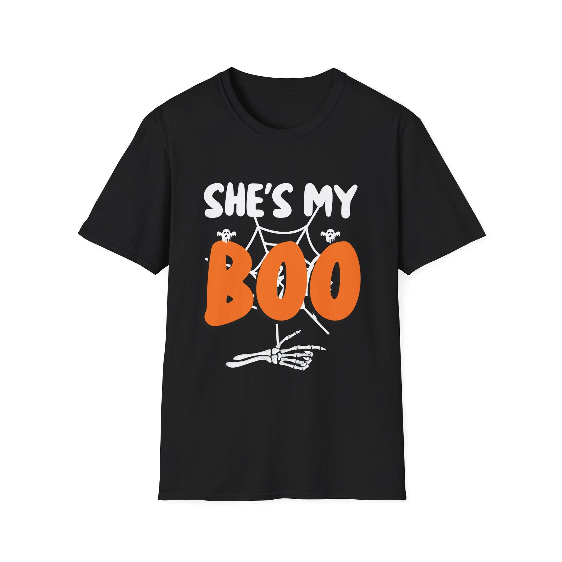 She’s My Boo Halloween T-Shirt — Cute Couples Costume Tee