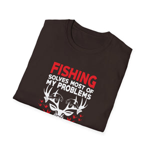 Funny Fishing And Hunting Gift Christmas Humor Hunter Cool Unisex T-Shirt