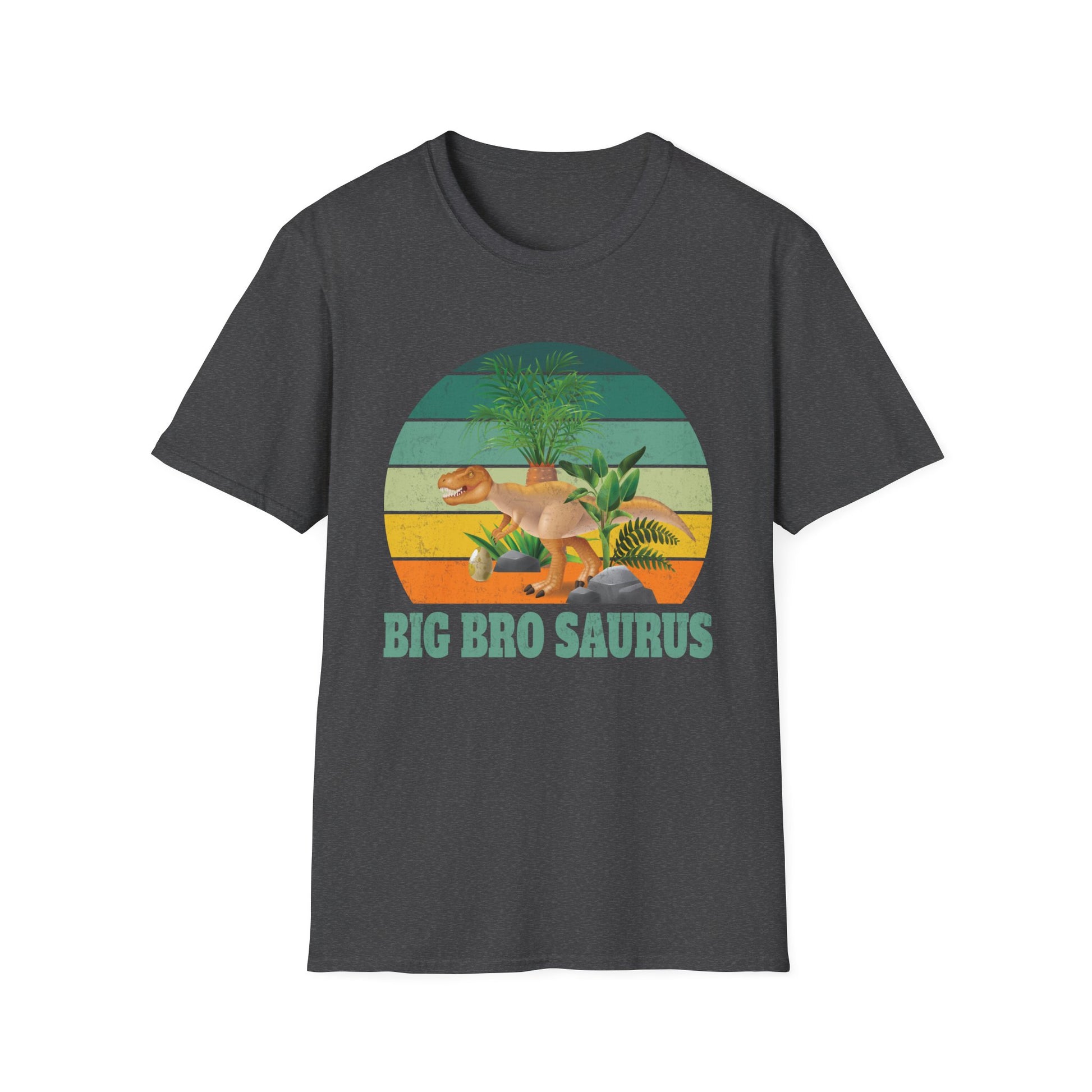 Big Bro Saurus Dinosaur T-Shirt — Retro Vintage Brother Tee