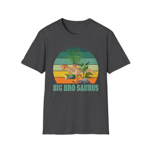 Big Bro Saurus Dinosaur T-Shirt — Retro Vintage Brother Tee