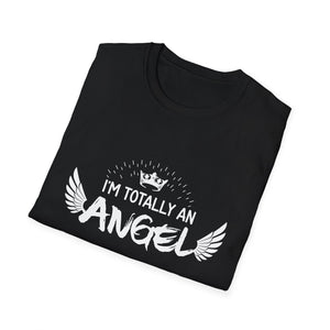 I'm Totally An Angel T-Shirt Funny Halloween Christmas gifts Unisex T-Shirt