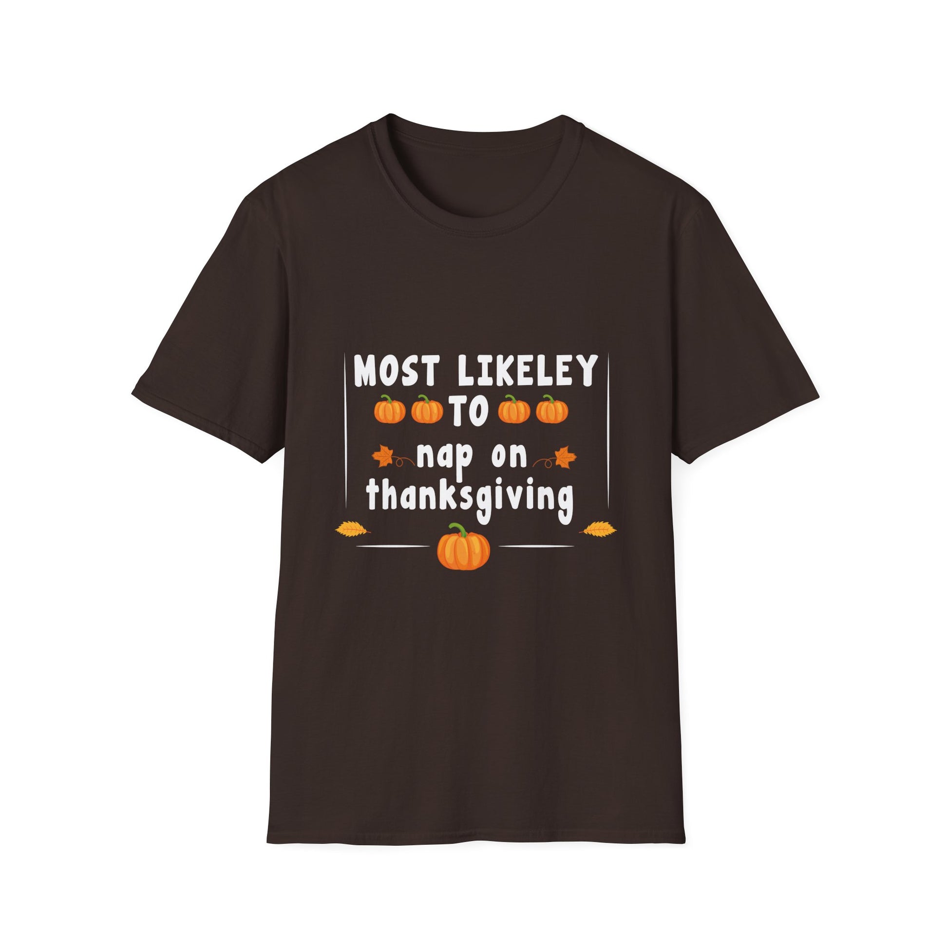 Thanksgiving Nap T-Shirt | Unisex Softstyle Tee