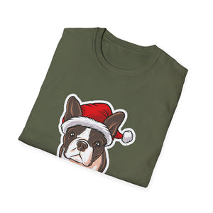 Christmas French Bulldog Outfit Santa Christmas Unisex T-Shirt