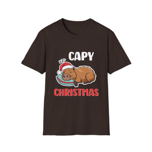 Capybara Christmas Unisex T-Shirt