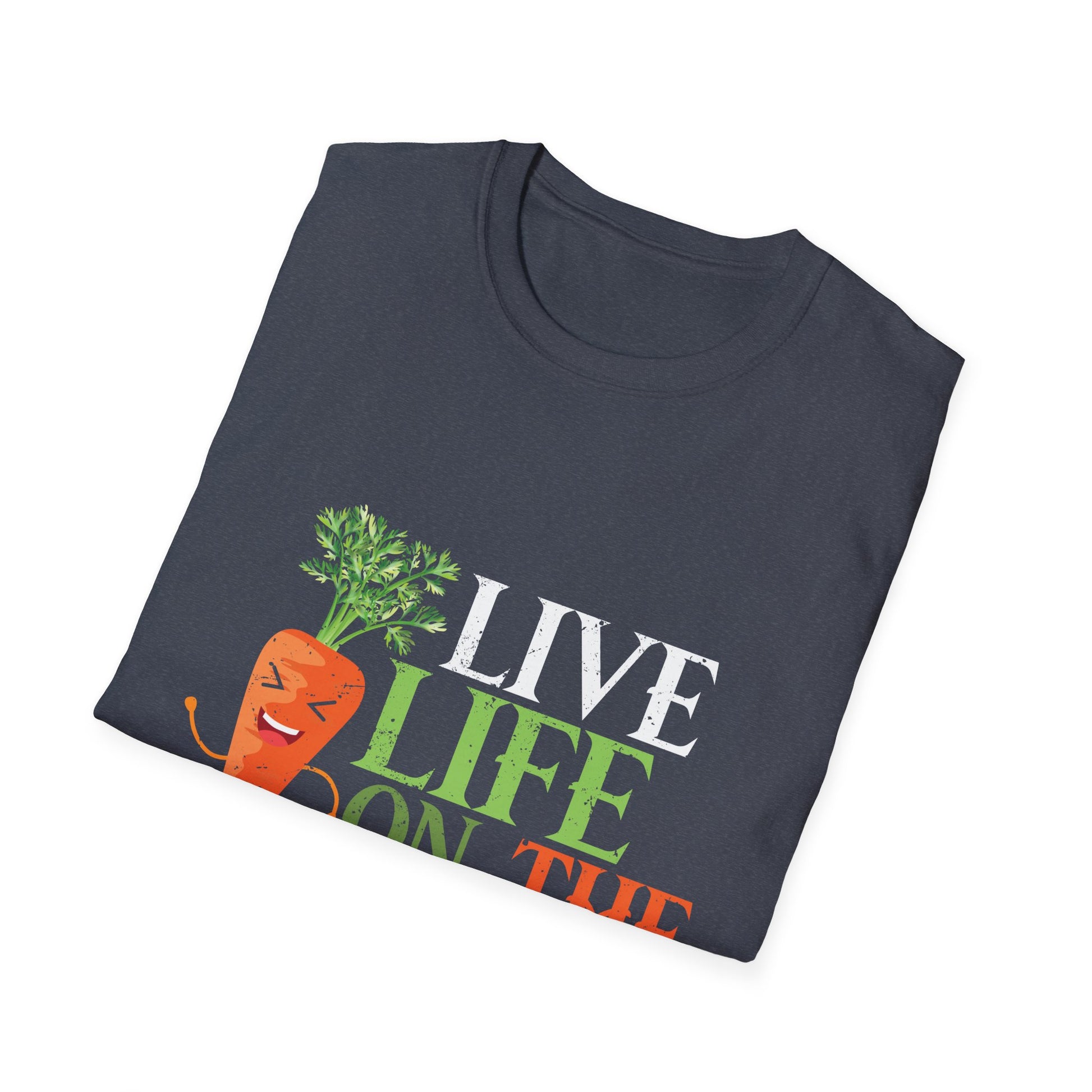 Funny plant based design_ carrot with funny Vegan Slogan Unisex T-Shirt