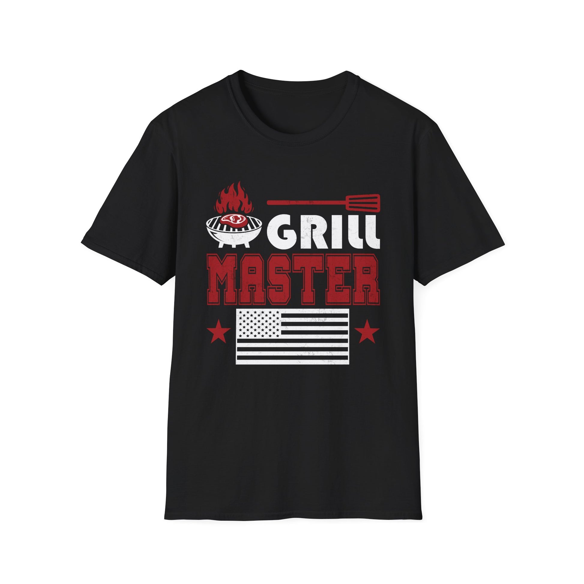 Grill Master T-Shirt — Patriotic BBQ Chef Tee