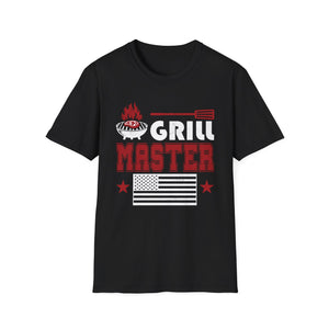 Grill Master T-Shirt — Patriotic BBQ Chef Tee