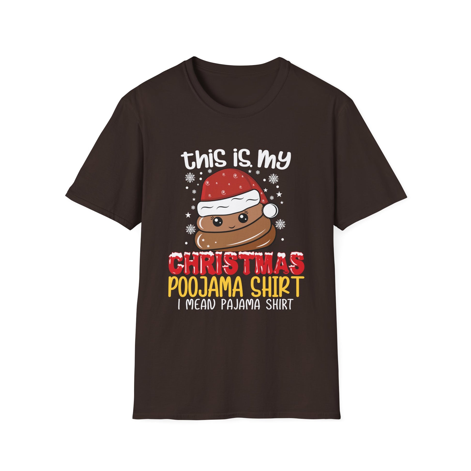 Christmas Pajama Shirt T-Shirt — "This Is My Christmas Poojama Shirt (I Mean Pajama Shirt)" Holiday Tee