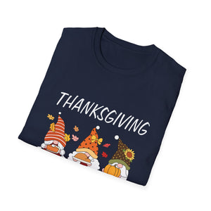 Thanksgiving With My Gnomies Fall Gnomes Funny Thanksgiving T-Shirt