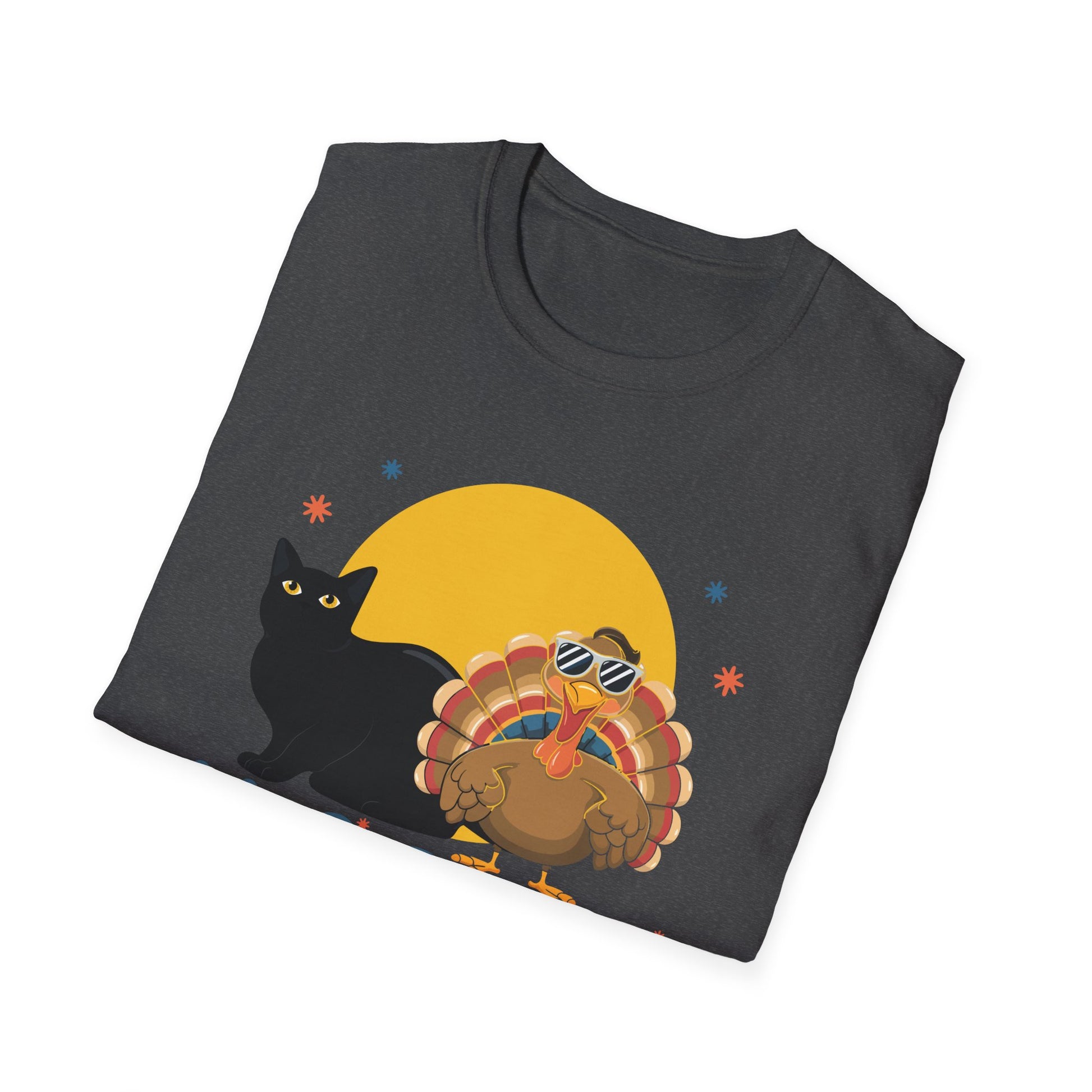 Thanksgiving Turkey T-Shirt — Cute "Happy Thanksgiving" Holiday Tee  Unisex T-Shirt