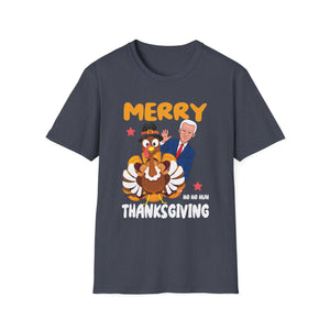 Merry Thanksgiving Turkey Tee — Funny Holiday Graphic  Unisex T-Shirt