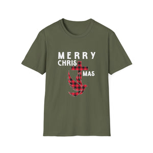 Christmas Plaid Dove T-Shirt — 