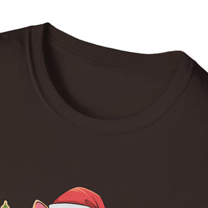 Cats For Everybody Christmas Cat Funny Xmas Women Santa Unisex T-Shirt