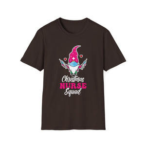 Christmas Nurse squad Funny Christmas Gnome Unisex T-Shirt