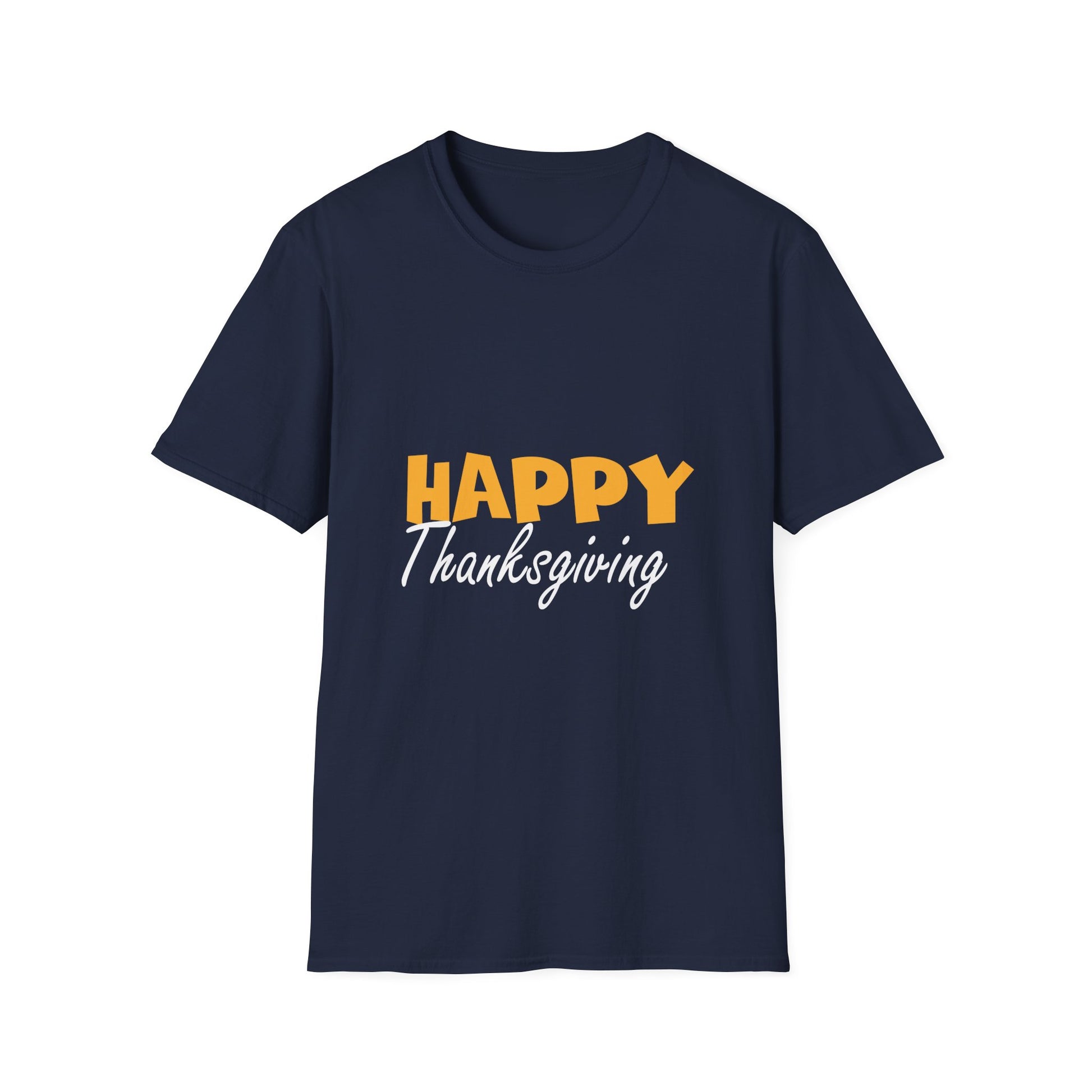 Thanksgiving T-Shirt – "Happy Thanksgiving" Holiday Shirt