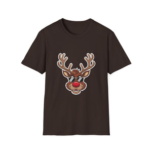 Reindeer Sunglasses T-Shirt — Cool Rudolph Christmas Tee