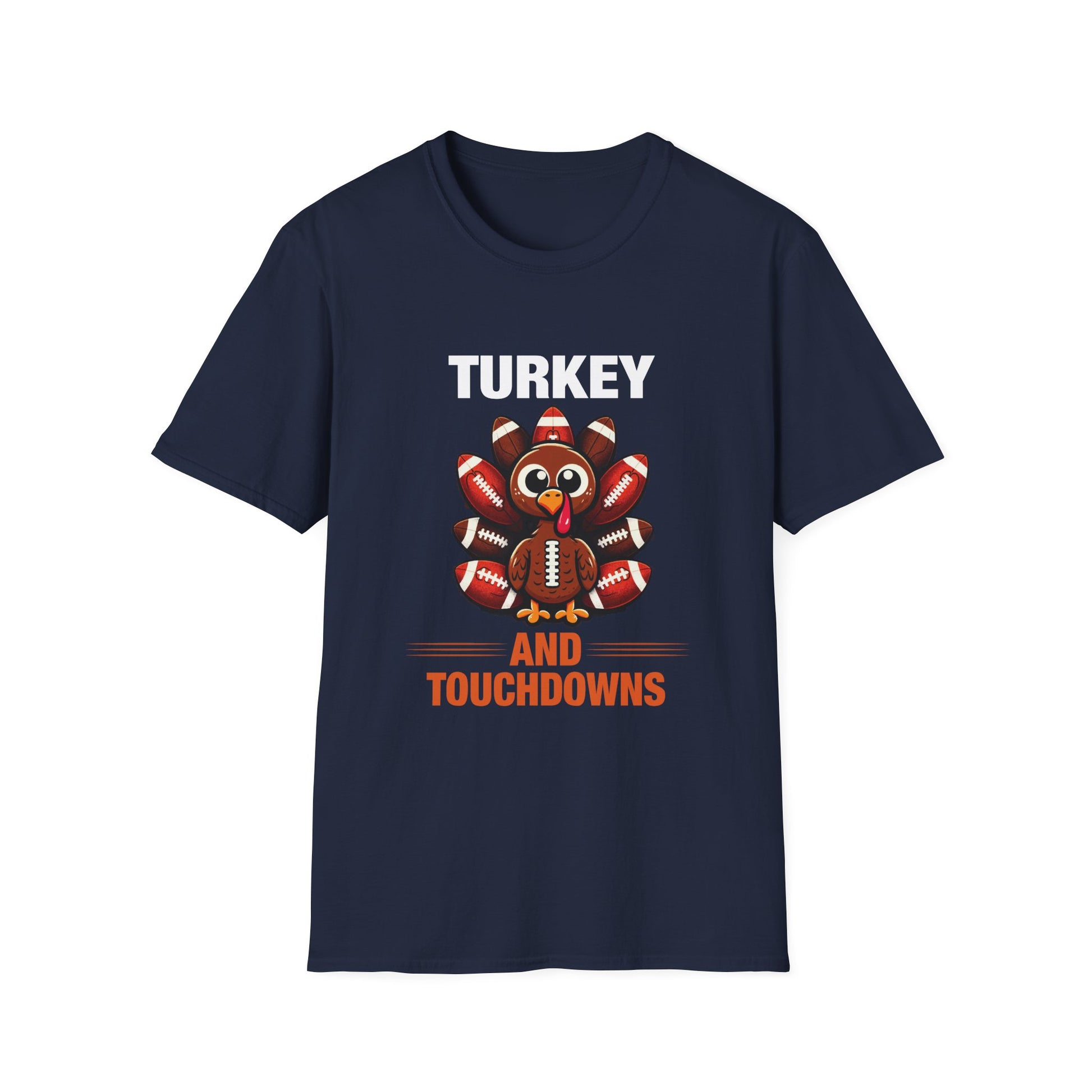 Turkey Moo Funny Thanksgiving Unisex Softstyle T-Shirt