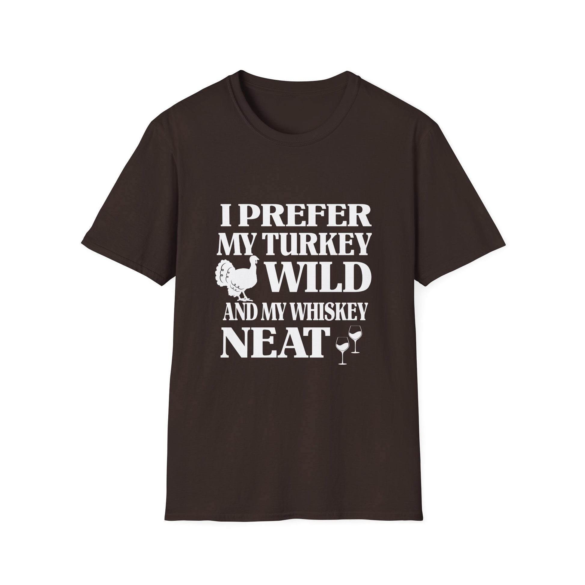 Thanksgiving Whiskey Neat  Unisex T-Shirt