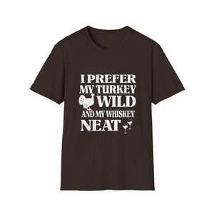 Thanksgiving Whiskey Neat  Unisex T-Shirt