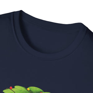 Palm Tree Ornament Graphic Tee — Tropical Holiday Palm Shirt