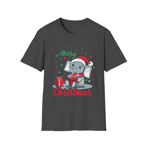 Christmas Elephant - Sweet Christmas Animals Unisex T-Shirt