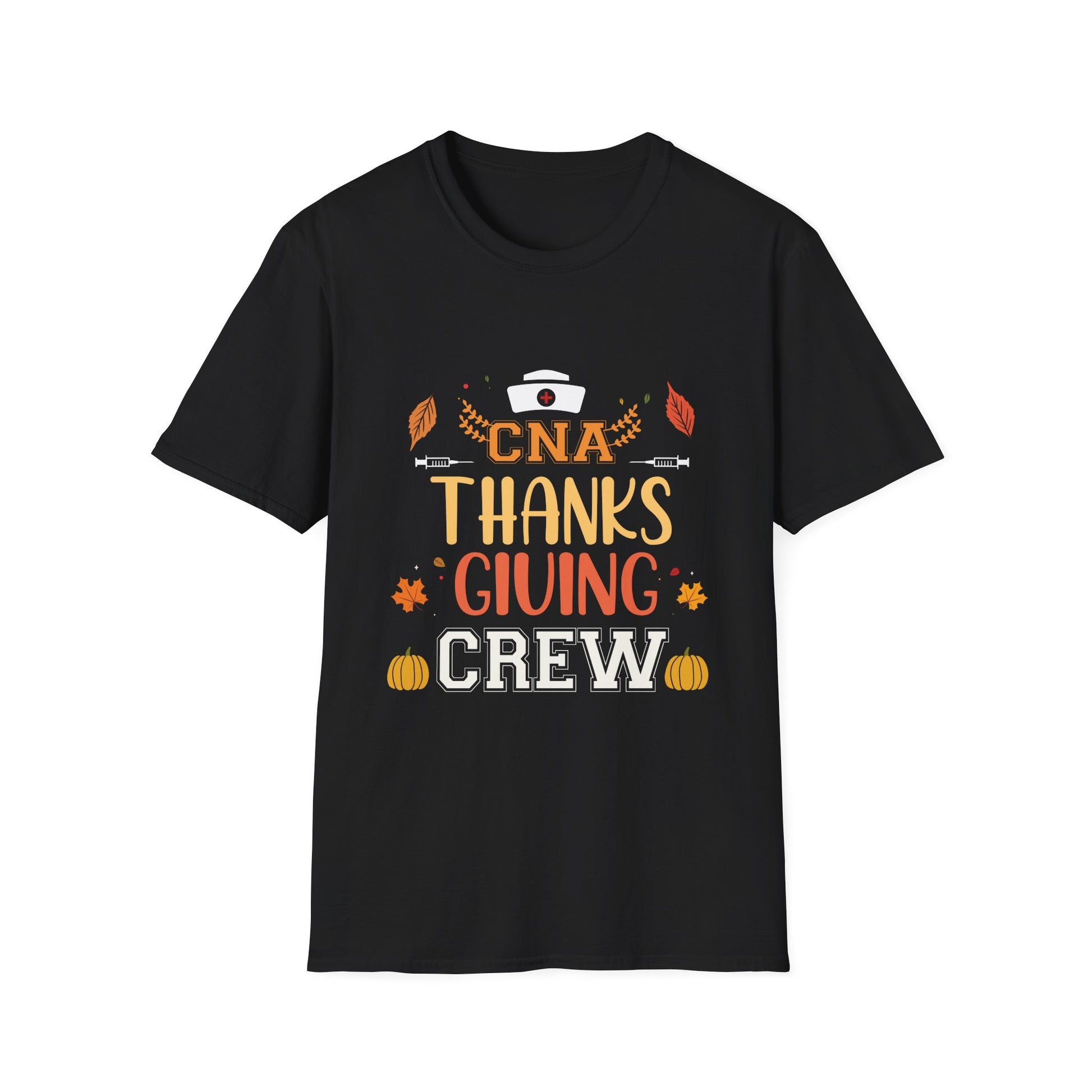 CNA Thanksgiving Crew T-Shirt — Nurse Thanksgiving Fall Graphic Tee  Unisex T-Shirt