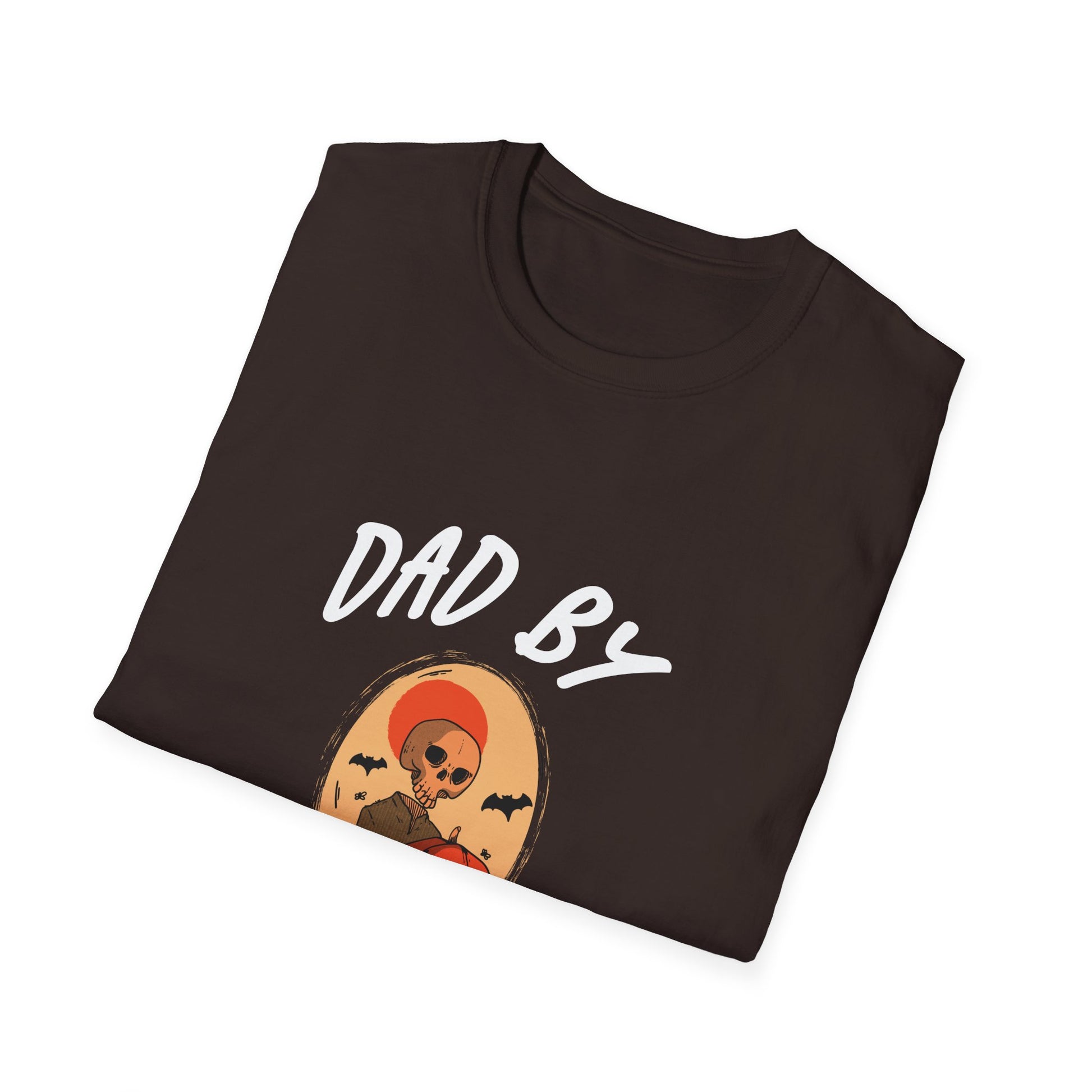 Dad By Daylight Halloween T-Shirt — Retro Horror Skull & Jack-O'-Lantern Tee