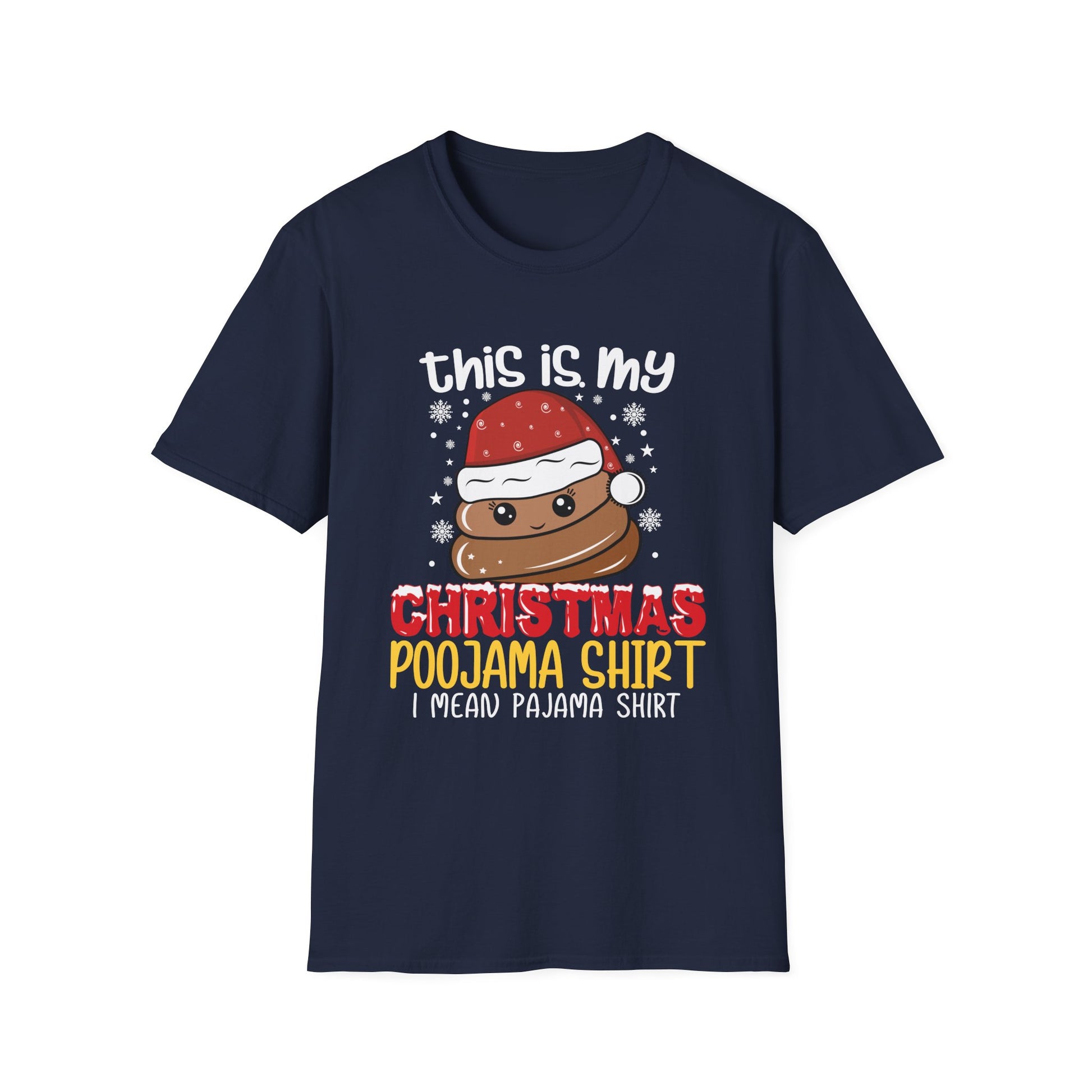 Christmas Pajama Shirt T-Shirt — "This Is My Christmas Poojama Shirt (I Mean Pajama Shirt)" Holiday Tee