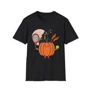 Pumpkin Tennis Costume T-Shirt – Halloween Tennis Player Graphic Tee