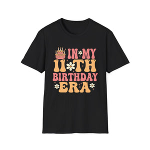 In My 11th Birthday Era Girl Gifts Eleven Bday 11 Year Old Unisex T-Shirt