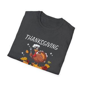 Thanksgiving Cooking Team T-Shirt – Funny Turkey Chef Holiday Tee  Unisex T-Shirt